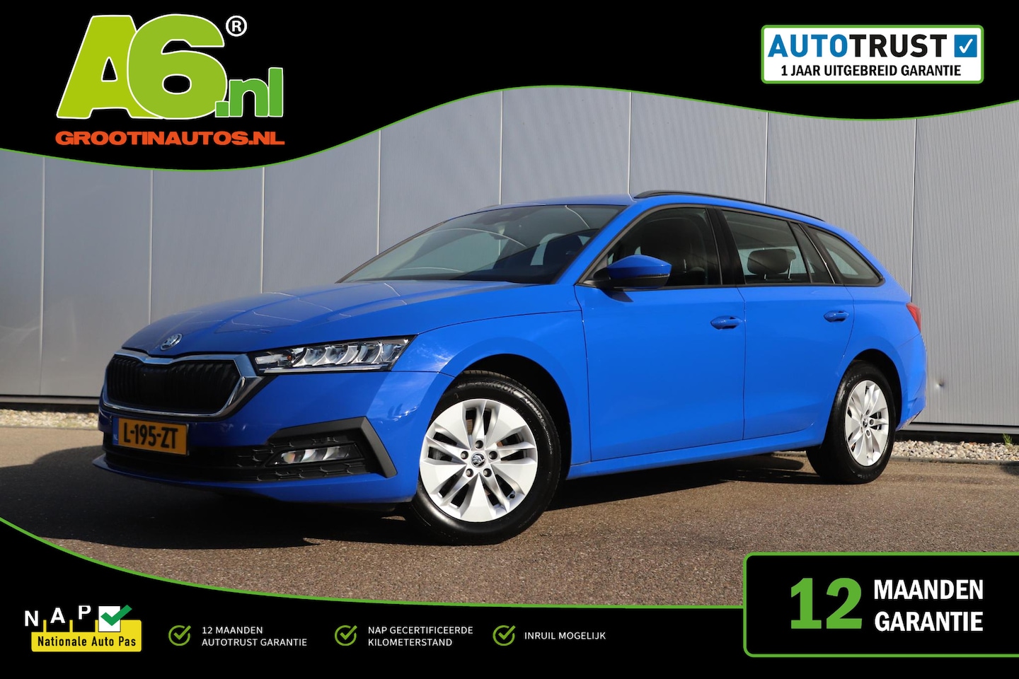 Skoda Octavia Combi - 1.0 e-TSI Business Edition 110PK Automaat Navigatie Carplay Stoelverwarming Climate Cruise - AutoWereld.nl