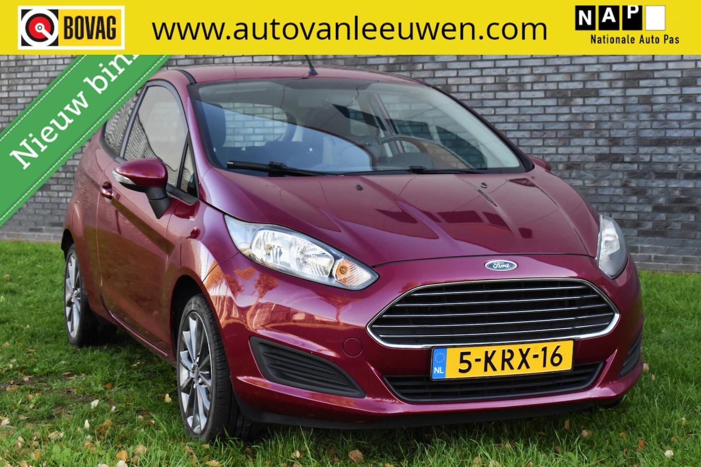 Ford Fiesta - 1.0 Style CARPLAY ANDROID/AIRCO/LM VELGEN/ETC.! - AutoWereld.nl