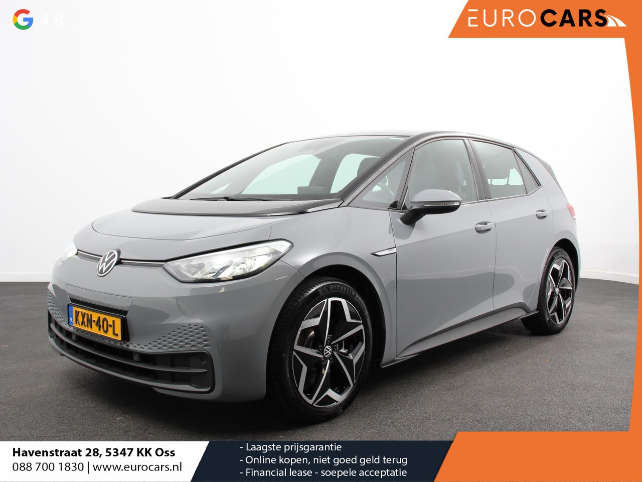 Volkswagen ID.3 - Pro 58 kWh SOH 92% Navigatie Apple CarPlay Android Auto Parkeerhulp Adaptive Cruise Contro - AutoWereld.nl