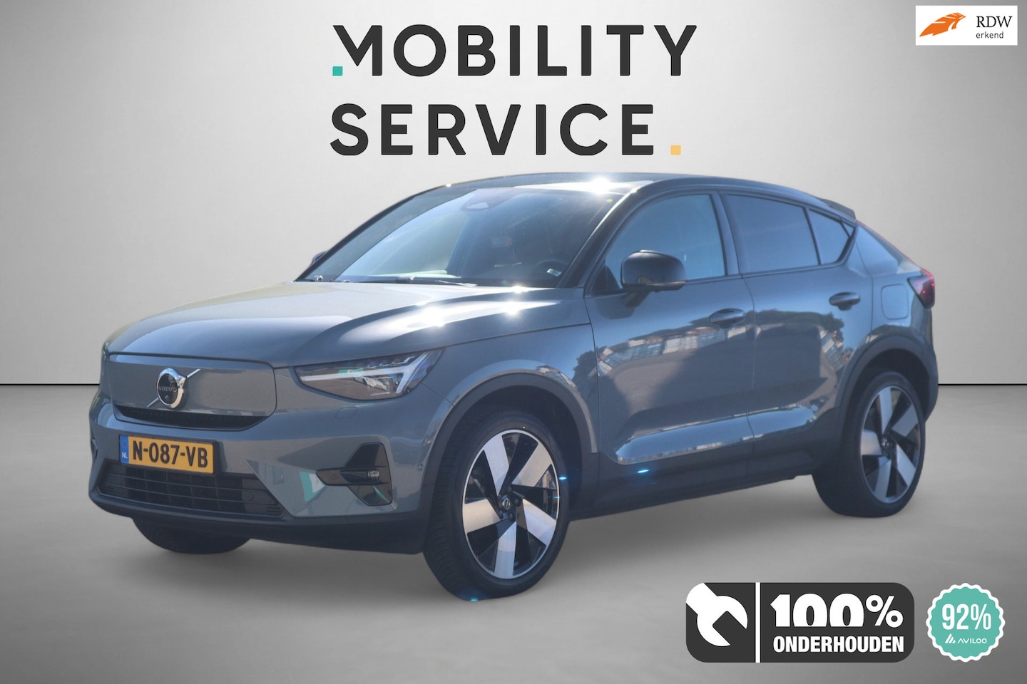 Volvo C40 - Recharge Twin Intro Edition 78 kWh SOH92% Pano LED Alcan AUT - AutoWereld.nl