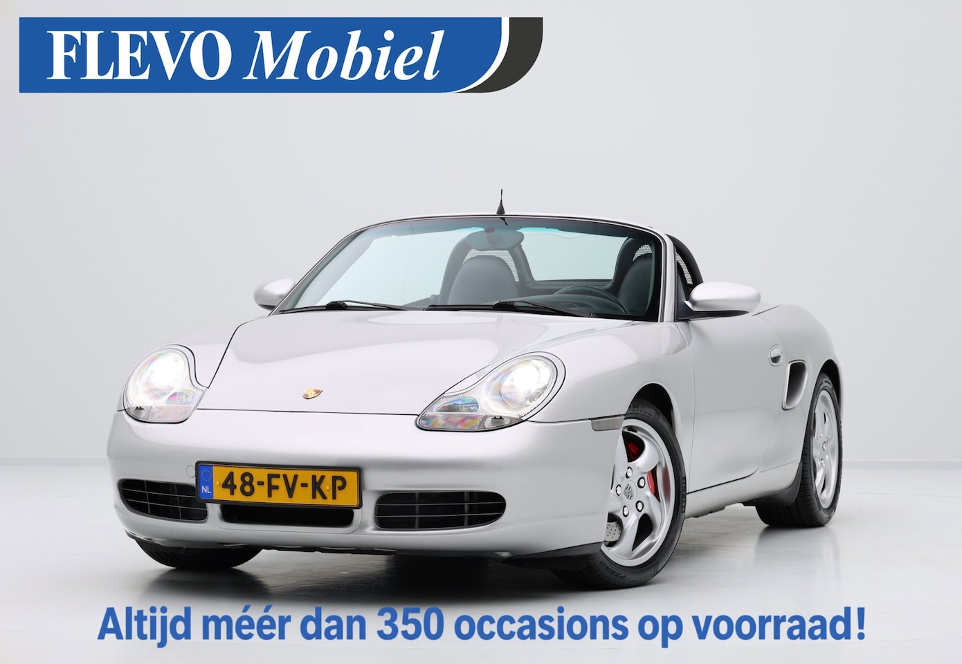 Porsche Boxster S - 3.2 Tiptronic 252pk Aut. Xenon|Leder|Elekt. Kap|LMV|Orig. NL-Auto! - AutoWereld.nl