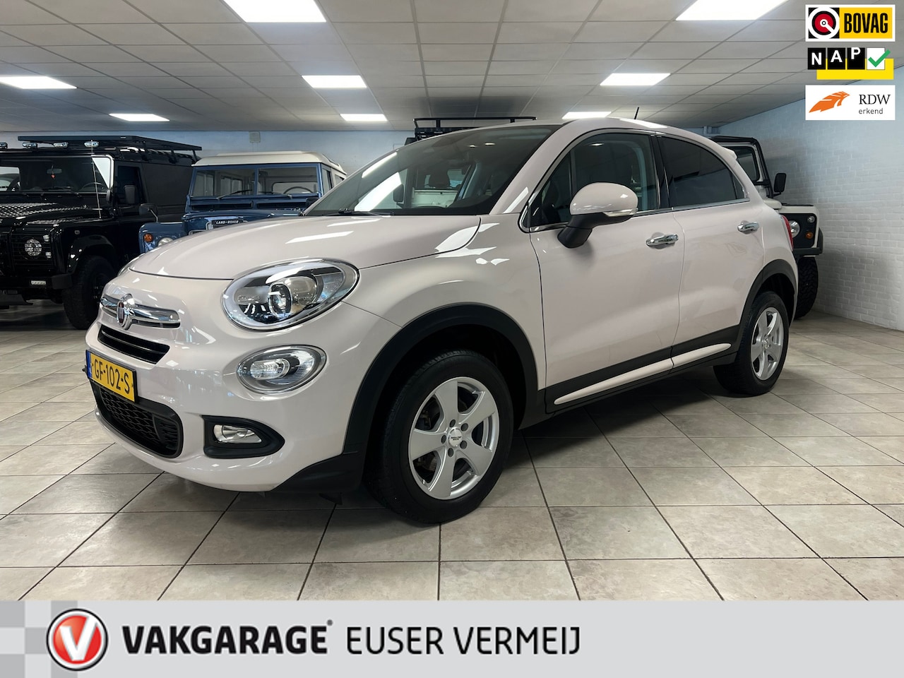 Fiat 500 X - 1.4 Turbo MultiAir Lounge Climate control, Navigatie, Parkeersensoren, Cruise control. - AutoWereld.nl