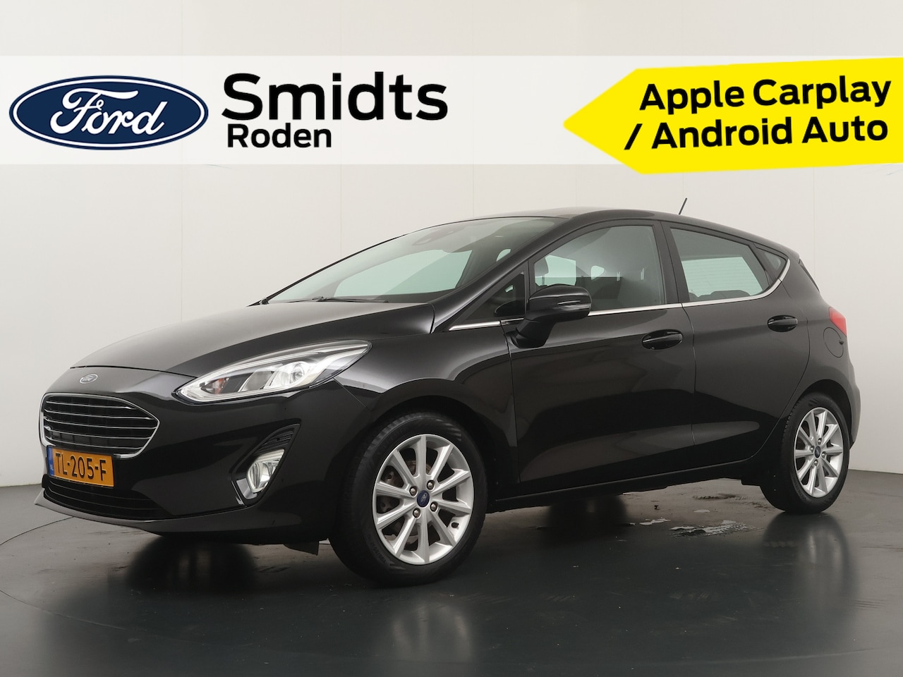Ford Fiesta - 100PK EcoBoost Titanium 5drs | Navigatie | Climate control | ISOFIX | Android auto/Apple c - AutoWereld.nl