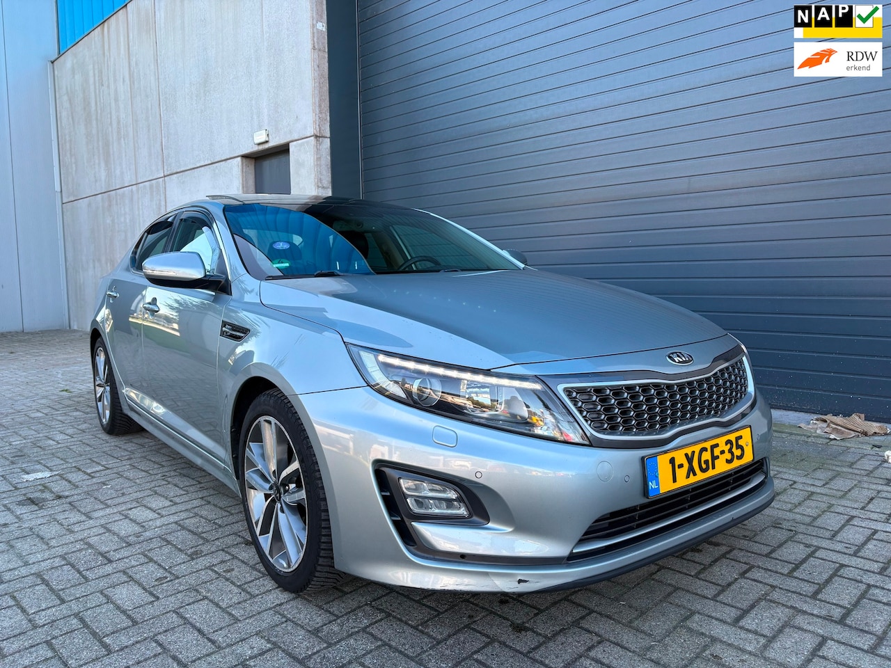 Kia Optima - 2.0 CVVT Hybrid Executive Line AUT PANO LEDER - AutoWereld.nl
