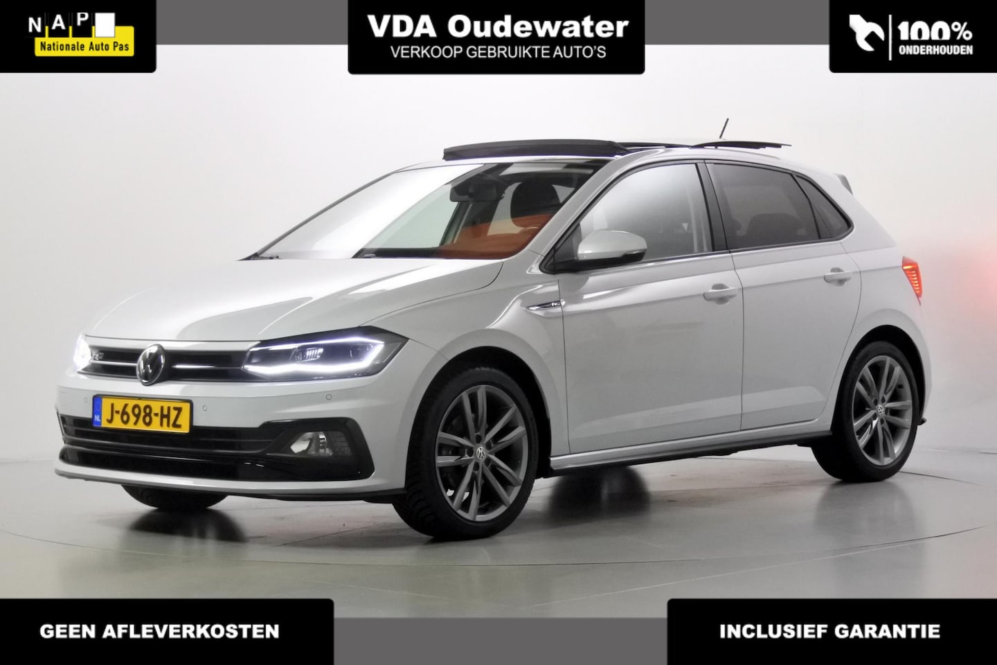 Volkswagen Polo - 1.5 TSi 150pk DSG R-line LED VRT Pano Keyless CAM 17" - AutoWereld.nl