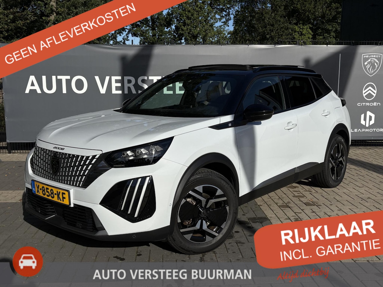 Peugeot e-2008 - EV GT 54 kWh 156PK Navigatie, Achteruitrijcamera, Keyless, Panoramadak, Apple Carplay, And - AutoWereld.nl