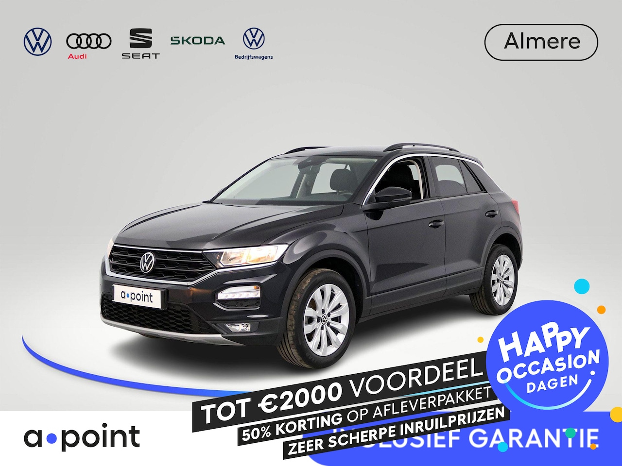 Volkswagen T-Roc - 1.0 TSI Style 110 pk | Navigatie | Parkeersensoren | Adaptieve Cruise Control | LED koplam - AutoWereld.nl