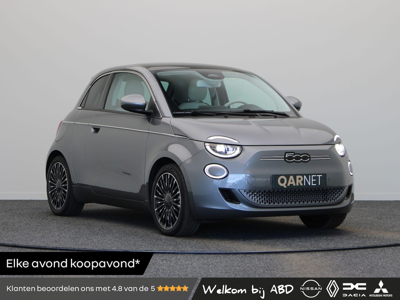 Fiat 500 - 3+1 La Prima 42 kWh | Panoramisch dak | 94% accu score | Stoelverwarming | Lane assist | - AutoWereld.nl