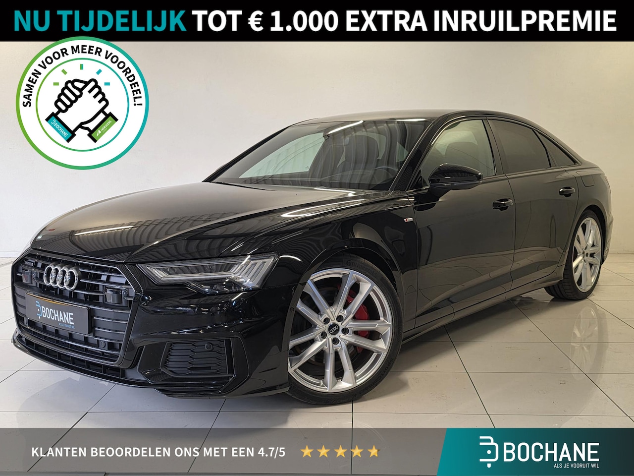 Audi A6 Limousine - 55 TFSI e quattro S-line Competition | SOH 90% | B&O | HEAD UP | - AutoWereld.nl