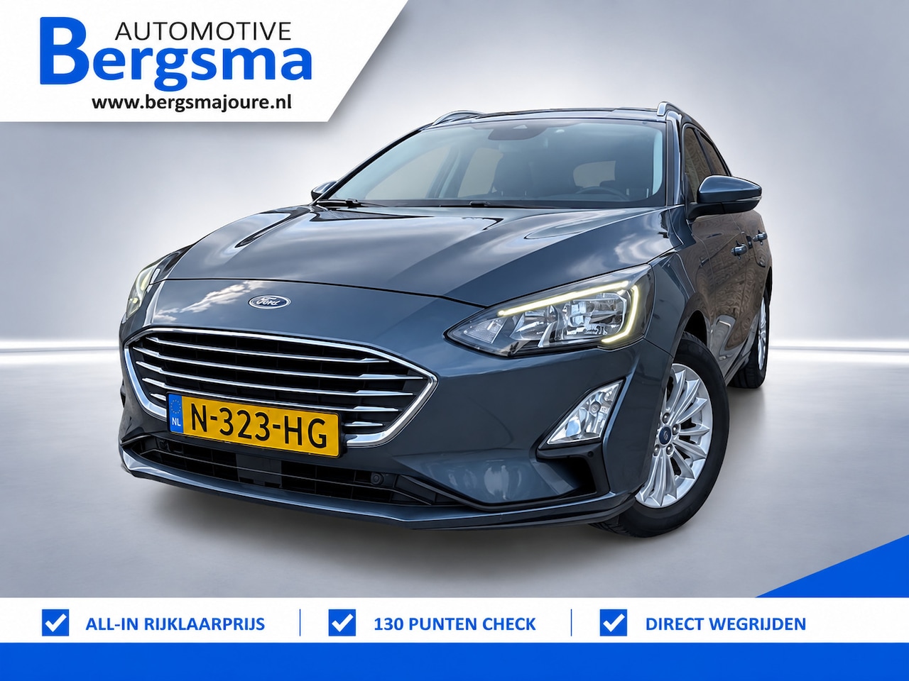 Ford Focus Wagon - 1.0 EcoBoost Hybrid Titanium X Business 1.0 EcoBoost Hybrid Titanium X Business - AutoWereld.nl