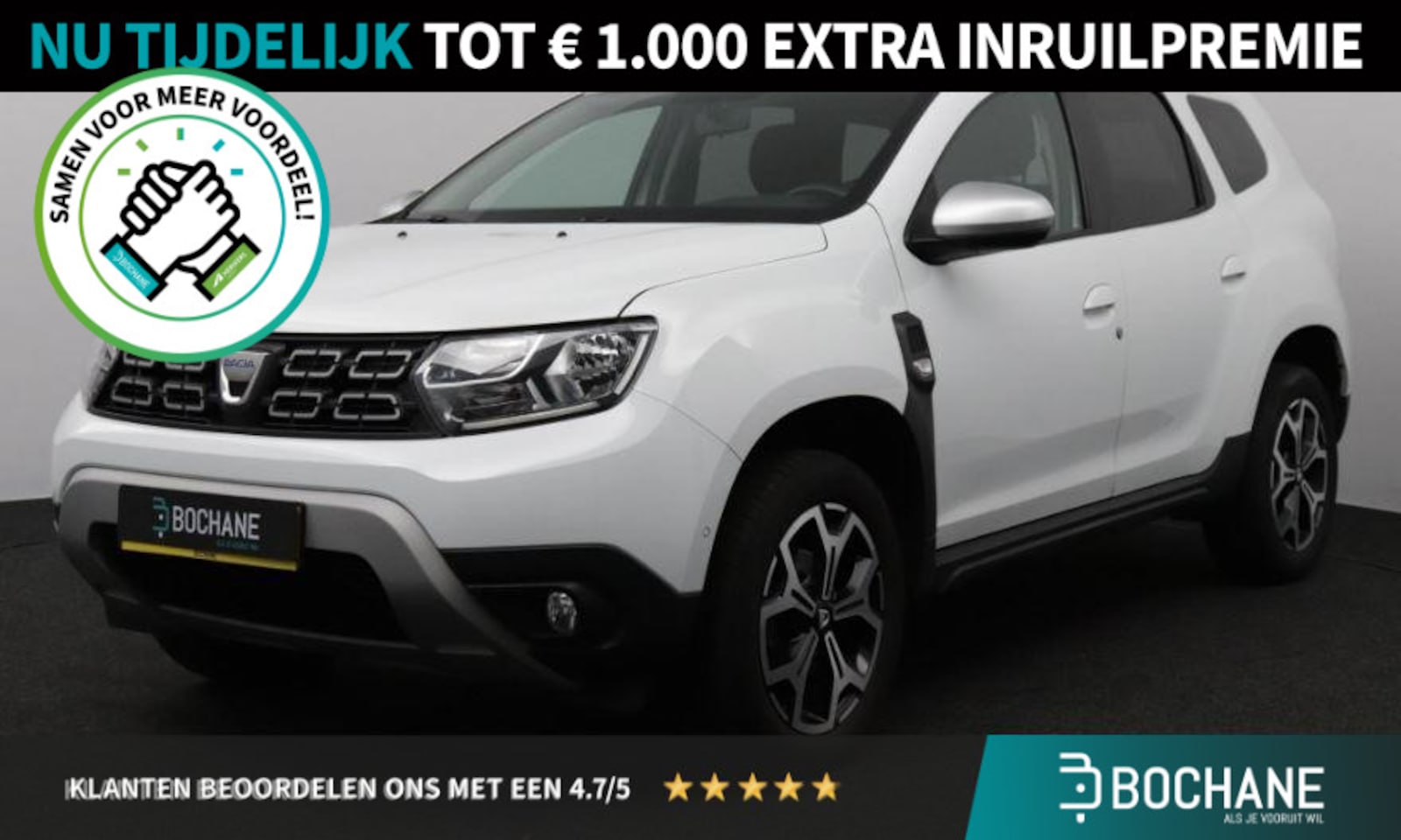 Dacia Duster - 1.0 TCe Bi-Fuel Prestige | Benzine & LPG | Trekhaak | Camera | Carplay/Android Auto | - AutoWereld.nl