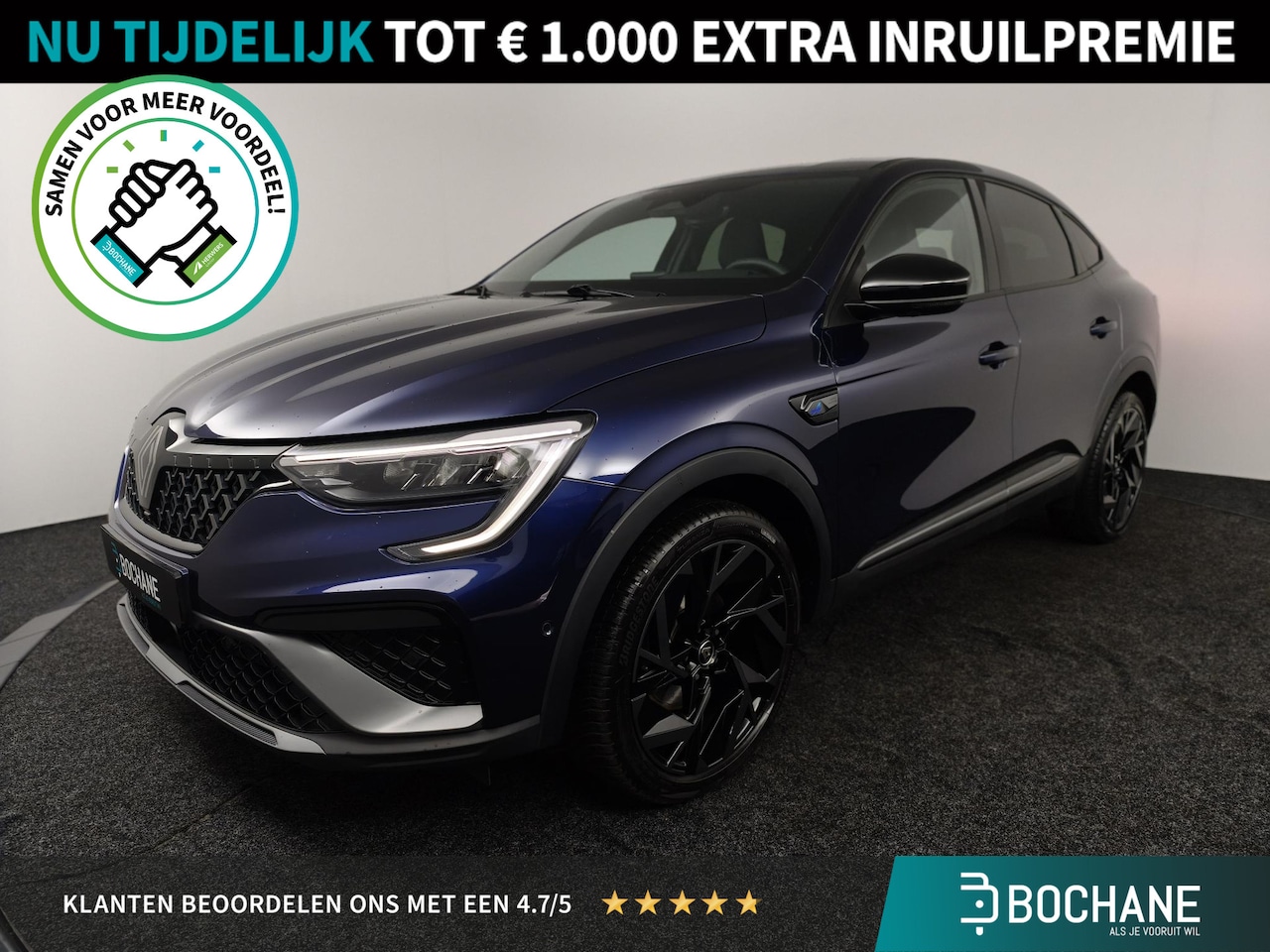 Renault Arkana - 1.6 E-Tech full hybrid 145 esprit Alpine | 360º Camera | Stoelverwarming | Navigatie | Ada - AutoWereld.nl