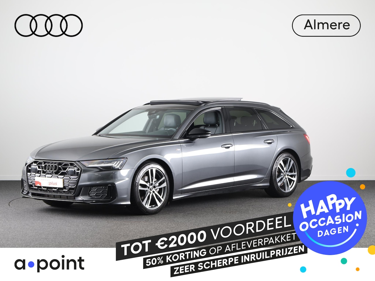 Audi A6 Avant - 40 TFSI S edition Competition 204PK S-tronic | Panorama dak | Achteruitrijcamera | Stoelve - AutoWereld.nl