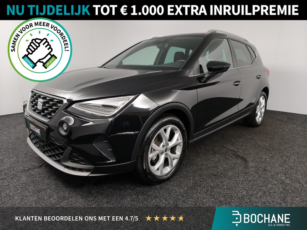 SEAT Arona - 1.0 EcoTSI FR Business Connect | Climate control | Apple carplay - AutoWereld.nl