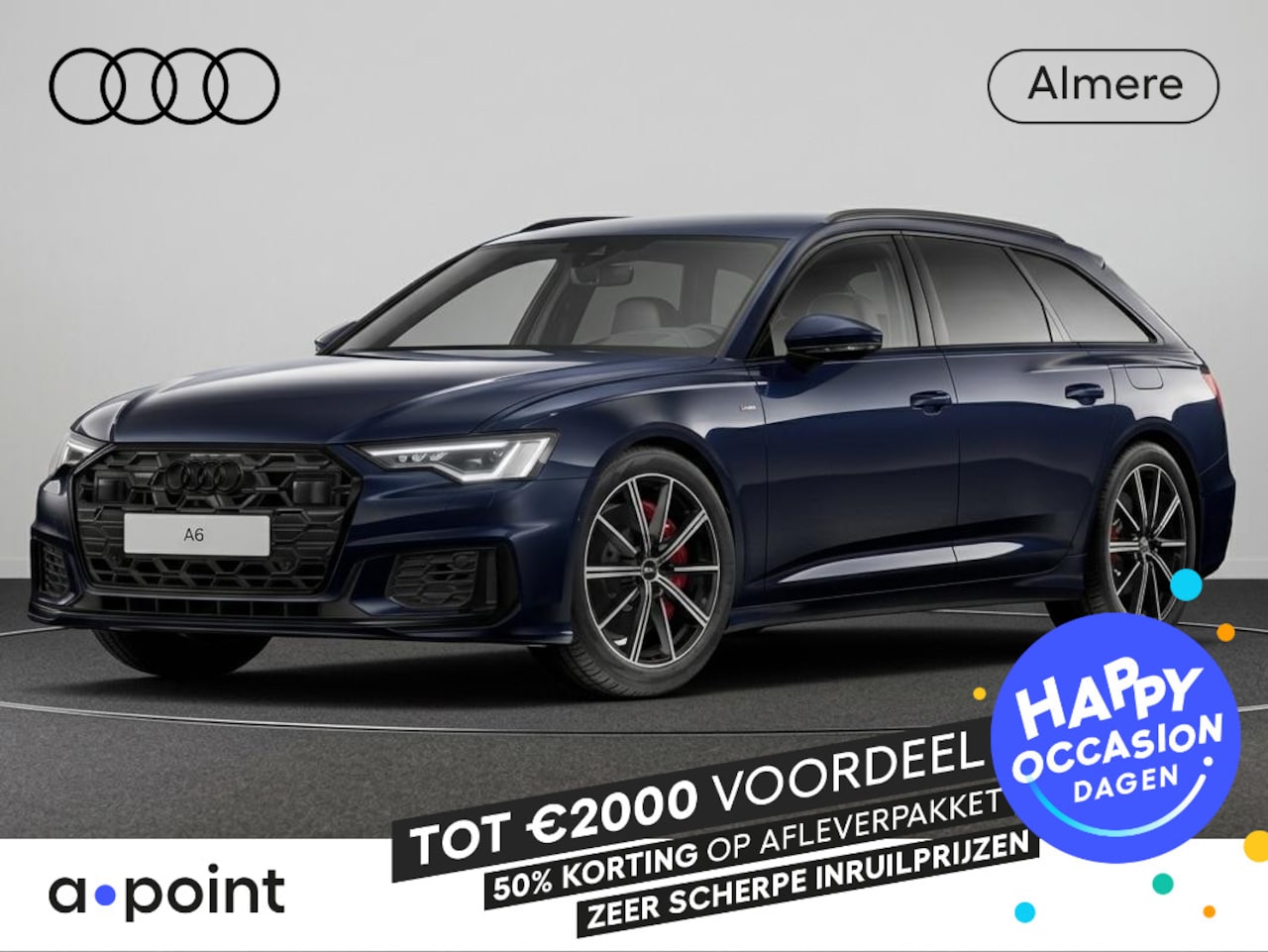 Audi A6 Avant - 55TFSIe S edition Competition 367pk | HUD | Stoel & stuurwiel verwarming | Trekhaak | Memo - AutoWereld.nl