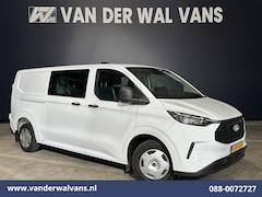 Ford Transit Custom - 2.0 TDCI 136pk L2H1 Dubbele Cabine Euro6 Airco | 6-Zits | Camera | Apple Carplay | Cruisec
