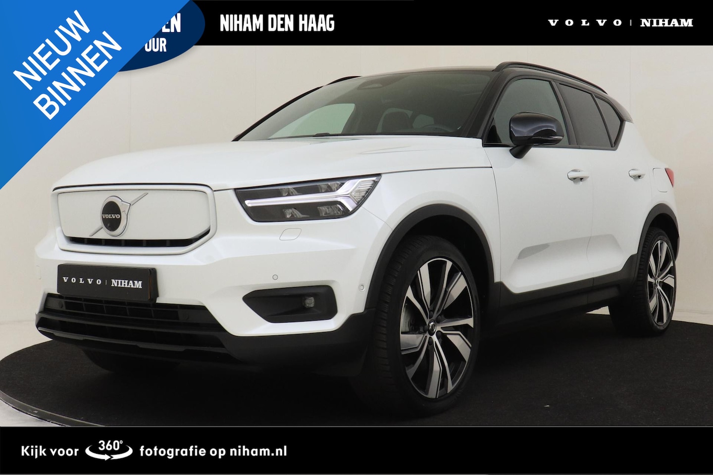Volvo XC40 - RECHARGE PRO *FULL OPTIONS!* -PANO.DAK|HARMAN/KARDON|360°CAM|POWER-SEATS|NUBUCK|PRIVACY.GL - AutoWereld.nl