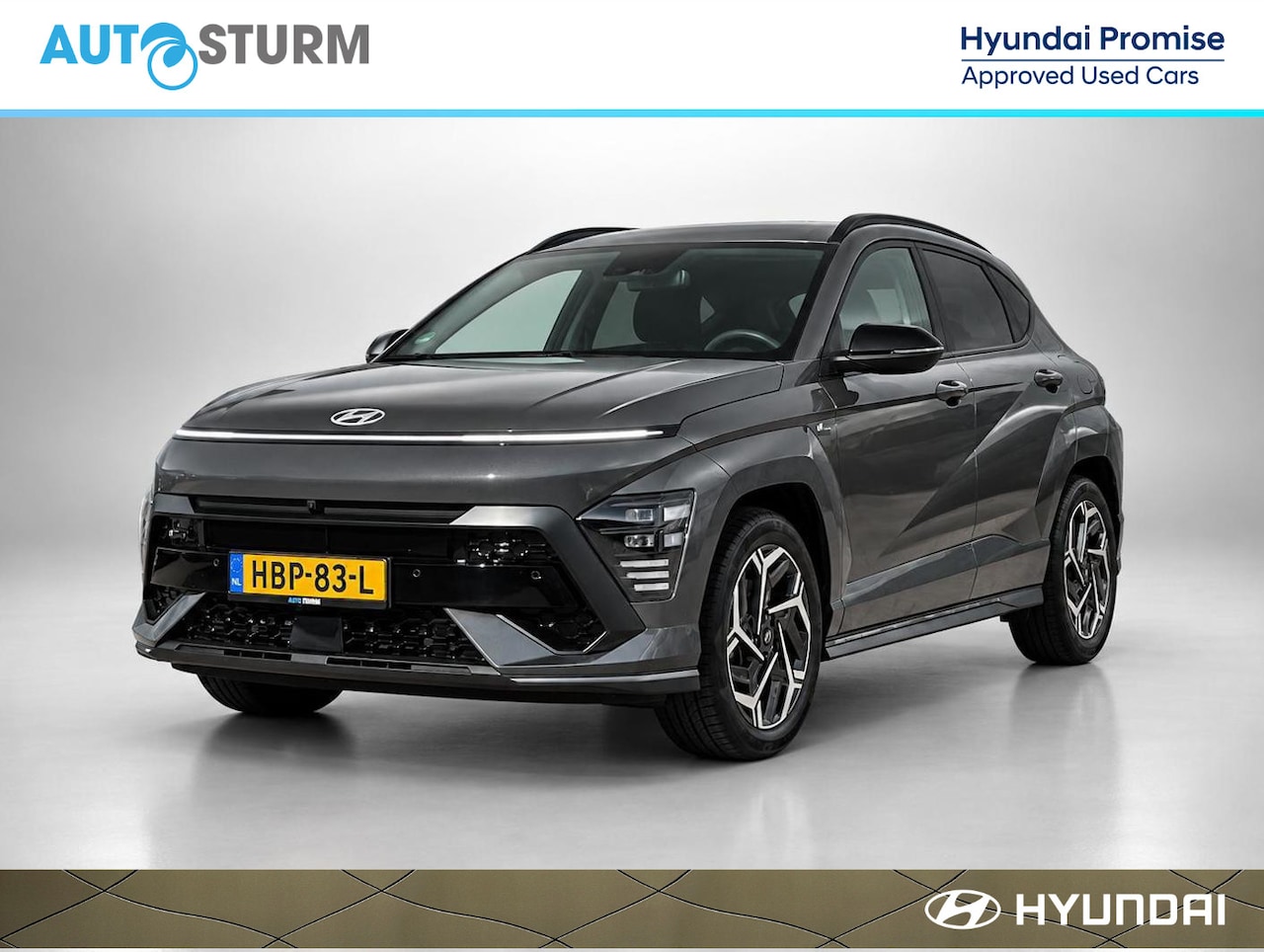 Hyundai Kona - 1.6 GDI HEV N Line Trekhaak Afneembaar, Allseasons + NIEUWSTAAT! - AutoWereld.nl
