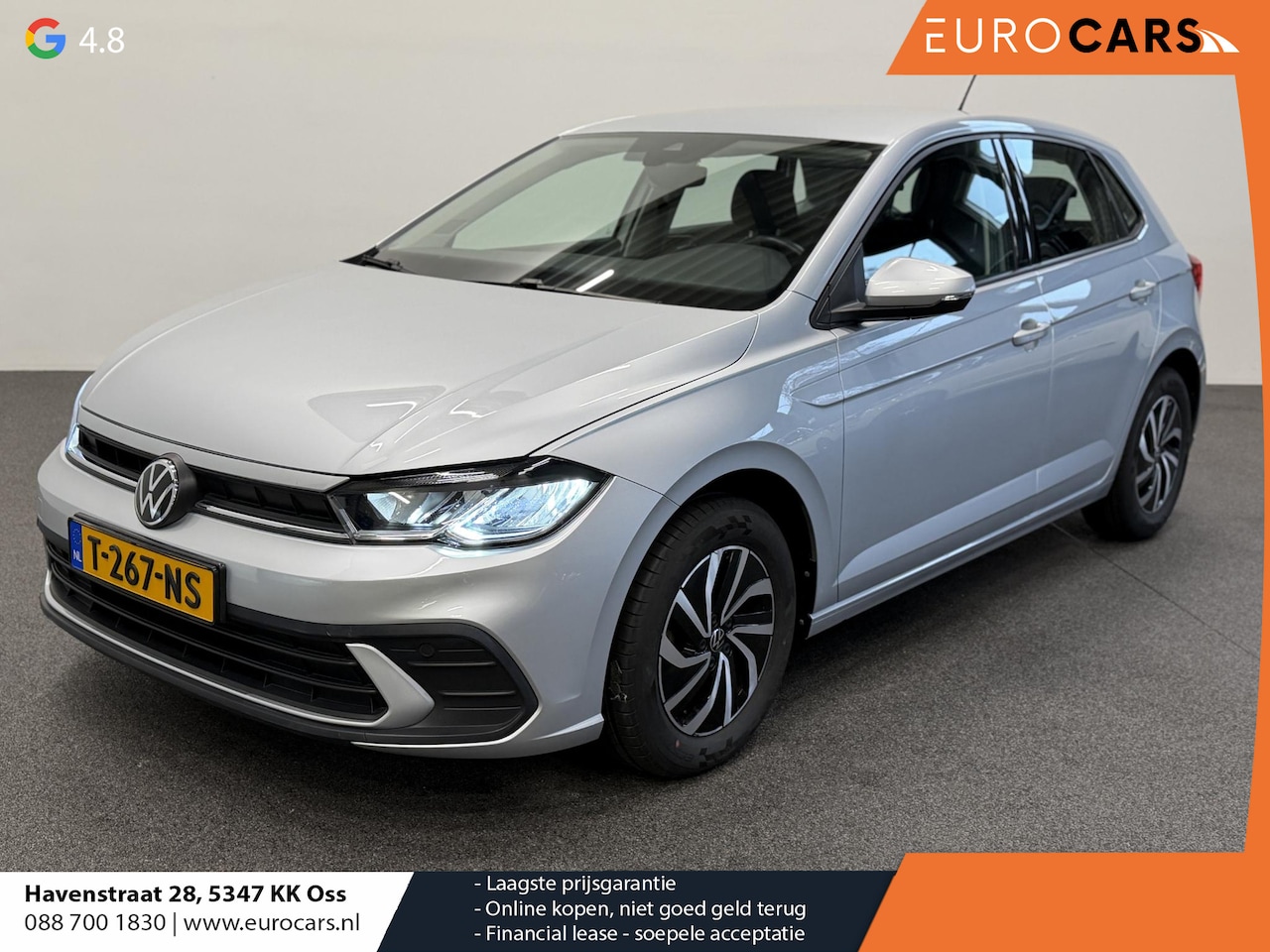 Volkswagen Polo - 1.0 TSI Life Navigatie Apple Carplay / Android Auto Adaptive Cruise Control Lichtmetalen v - AutoWereld.nl