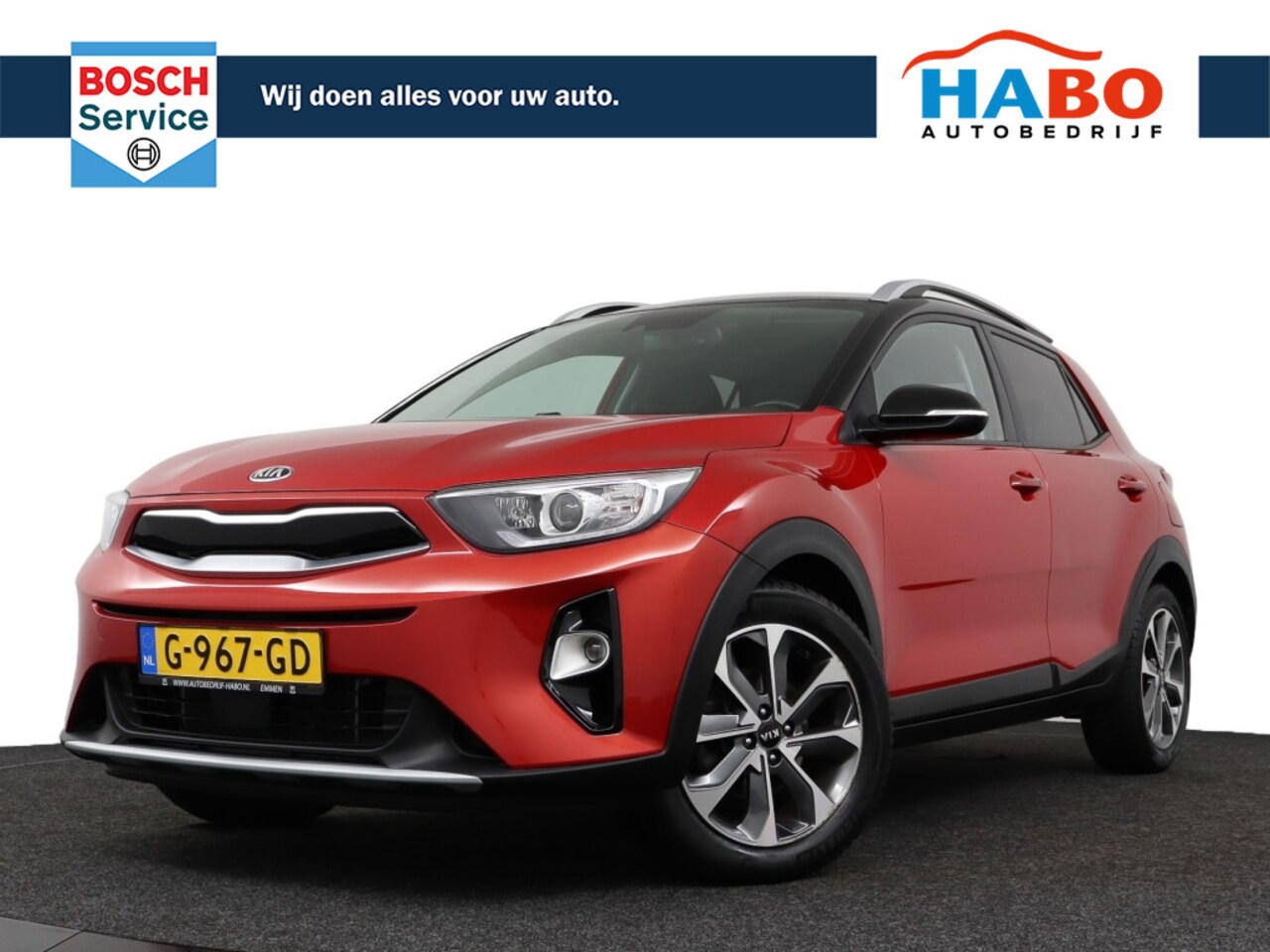 Kia Stonic - 1.0 T-GDI DYNAMICPLUSLINE ECC/CRUISE/NAV/CAMERA/KEYLESS.ENTRY/REGEN.SENS/PARK.SENS/LMV - AutoWereld.nl