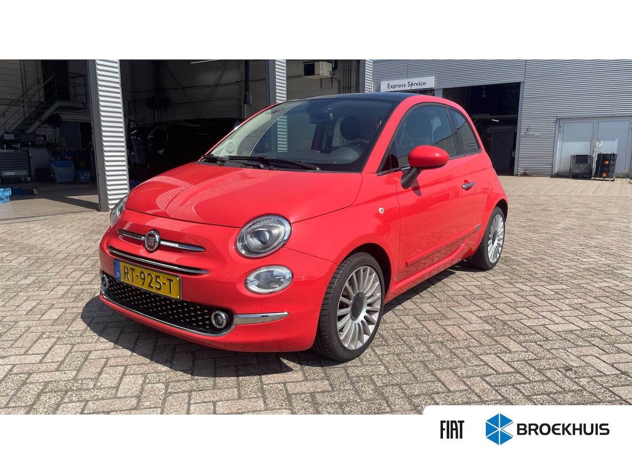 Fiat 500 - 0.9 TwinAir Turbo Lounge l Panoramadak l Parkeersensoren l LED l 16"Velgen l Climate Contr - AutoWereld.nl