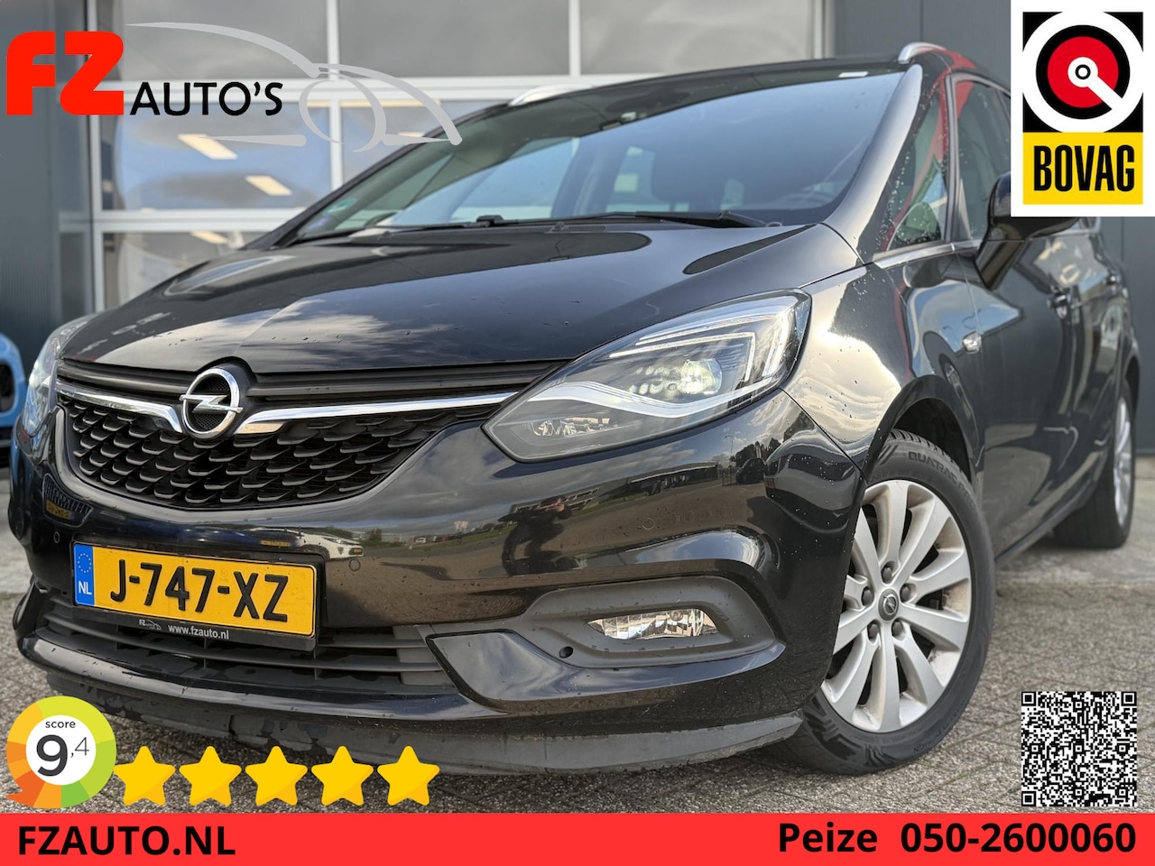 Opel Zafira - 1.6 Turbo Online Edition 7p Automaat - Apple Carplay/Android Auto - Trekhaak - AutoWereld.nl