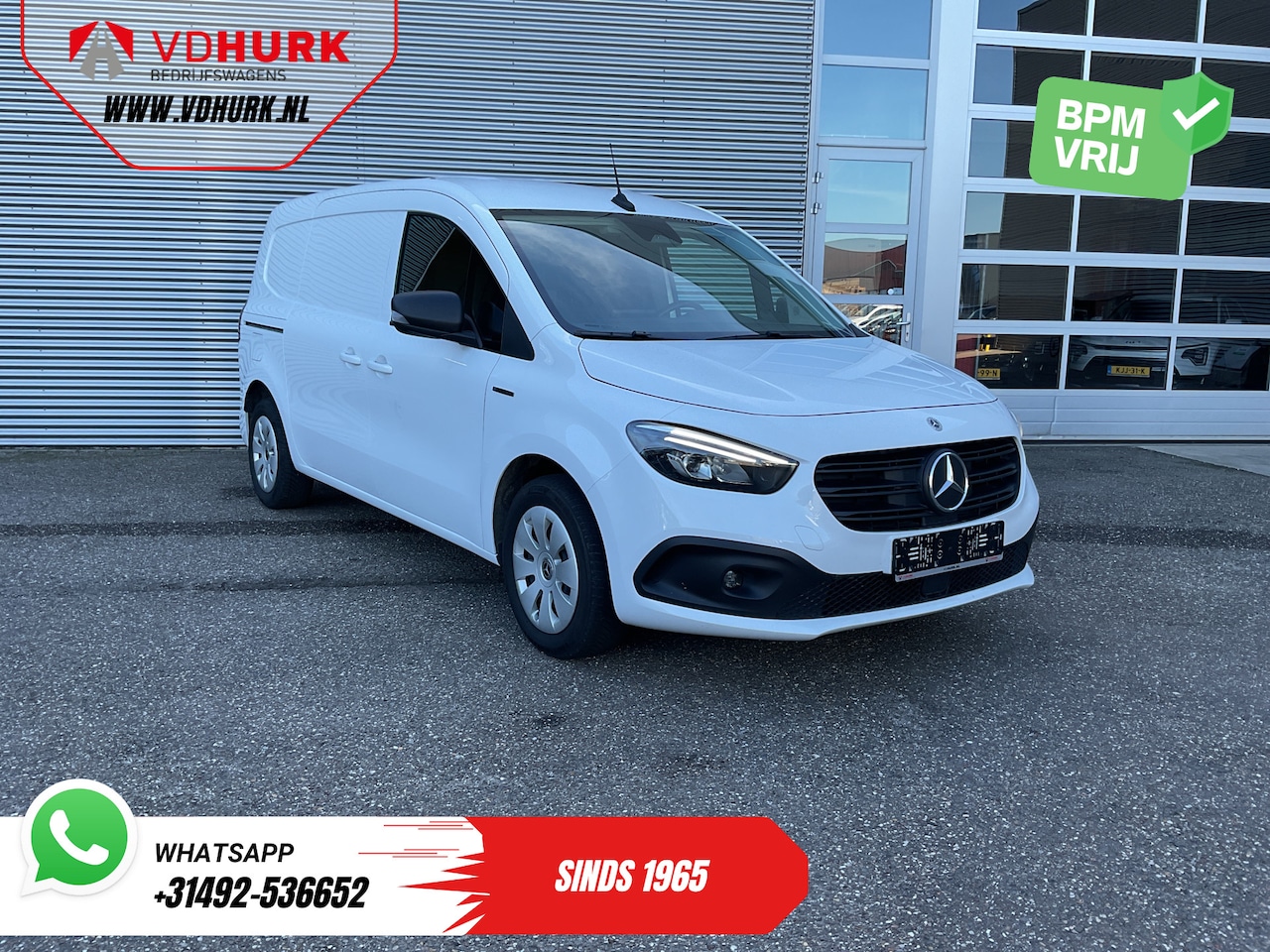 Mercedes-Benz eCitan - 112 Pro L2 51 kWh 280 WLTP LED/ Snellader/ 3pers./ Stoelverw./ Stuurverw./ Carplay/ Navi/ - AutoWereld.nl