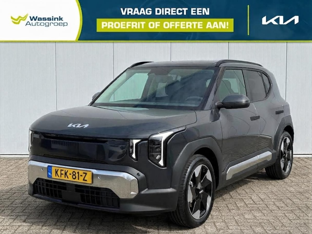 Kia EV2 - 42,2 kWh 147pk (5-zits) Demo edition | Navigatie | Camera | Glazen schuif -kantel dak | - AutoWereld.nl