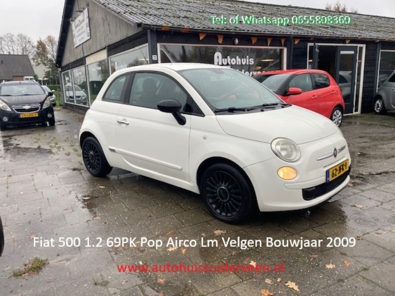 Fiat 500 - 1.2 51KW 69PK Airco Boekjes Lm Velgen - AutoWereld.nl