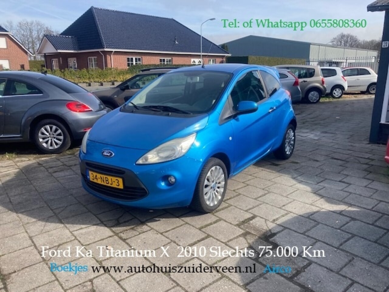 Ford Ka - 1.2 51KW / 69PK Titanium X Airco Boekjes - AutoWereld.nl