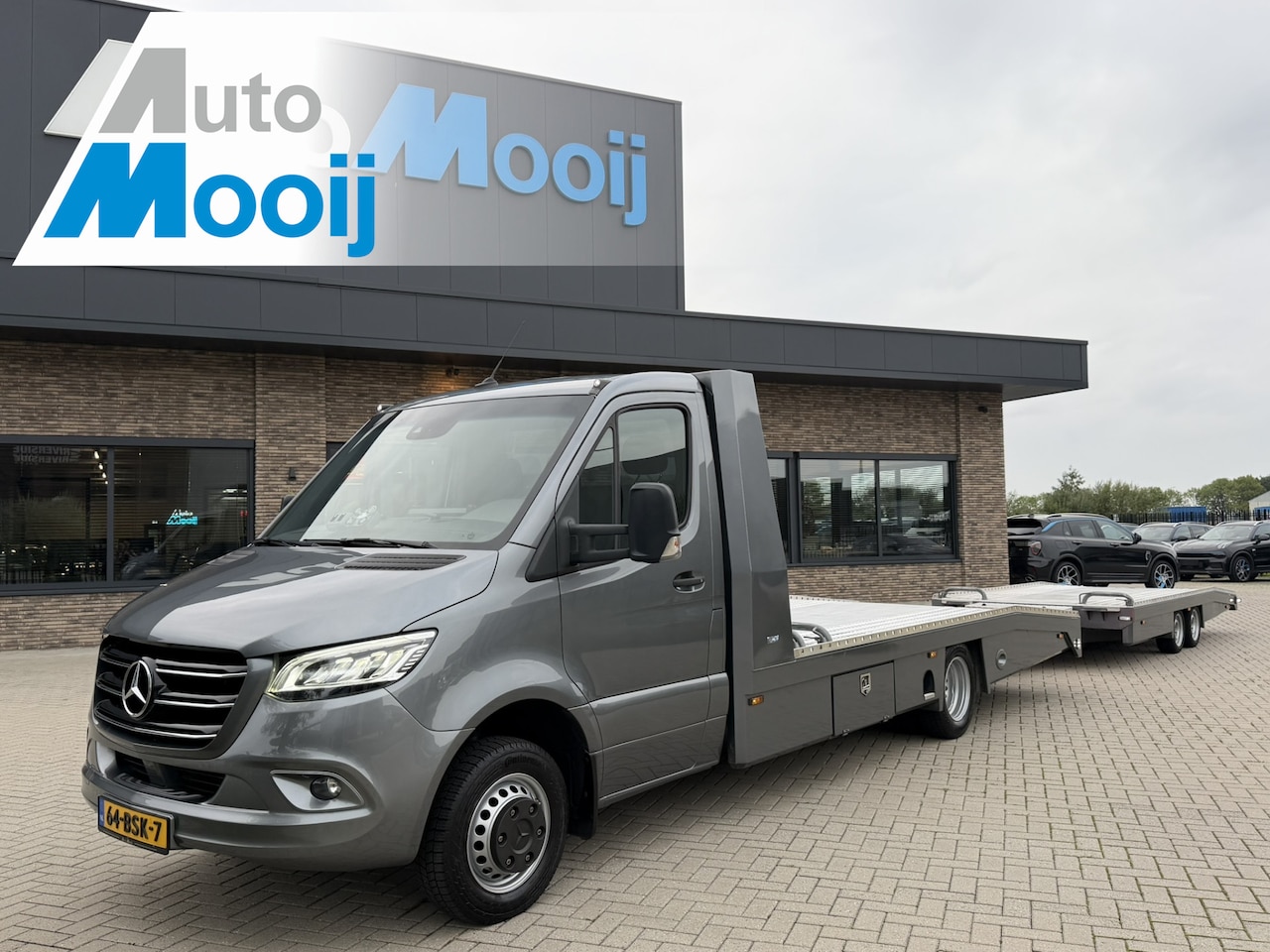 Mercedes-Benz Sprinter - 519 / 3.0 V6 / 191 PK / Tijhof / Automaat / Oprijwagen / 1e Eig. / ALS NIEUW / 100% Perfec - AutoWereld.nl