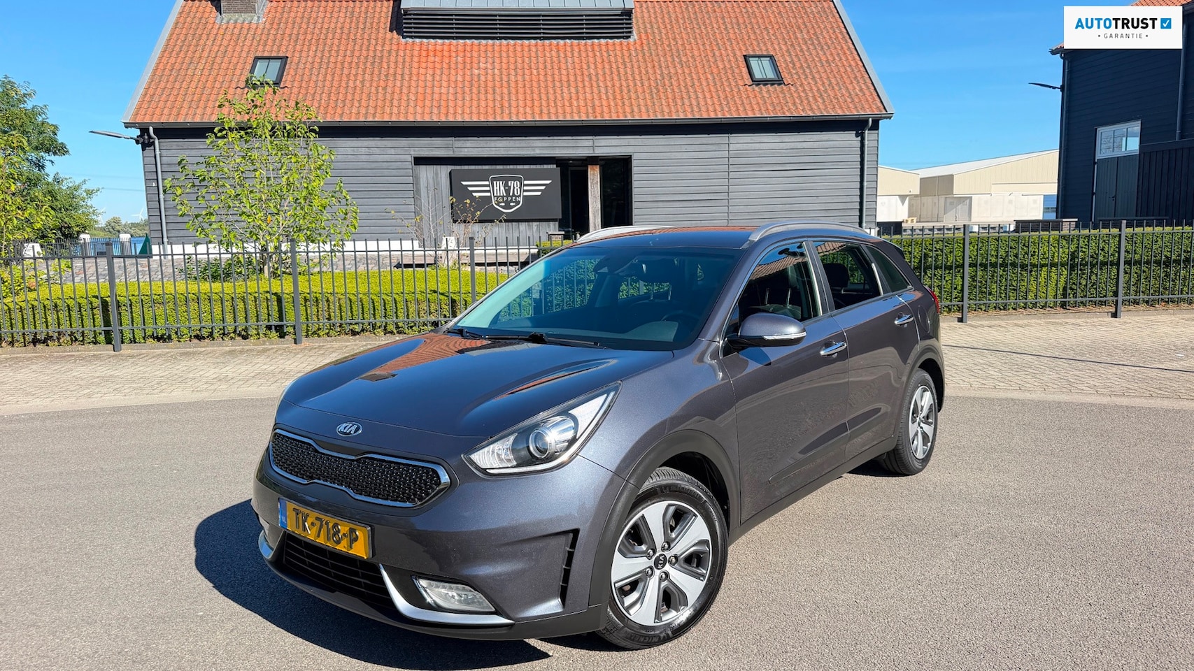 Kia Niro - 1.6 GDi Hybrid DynamicLine Airco/Ecc Leer Navi Camera - AutoWereld.nl