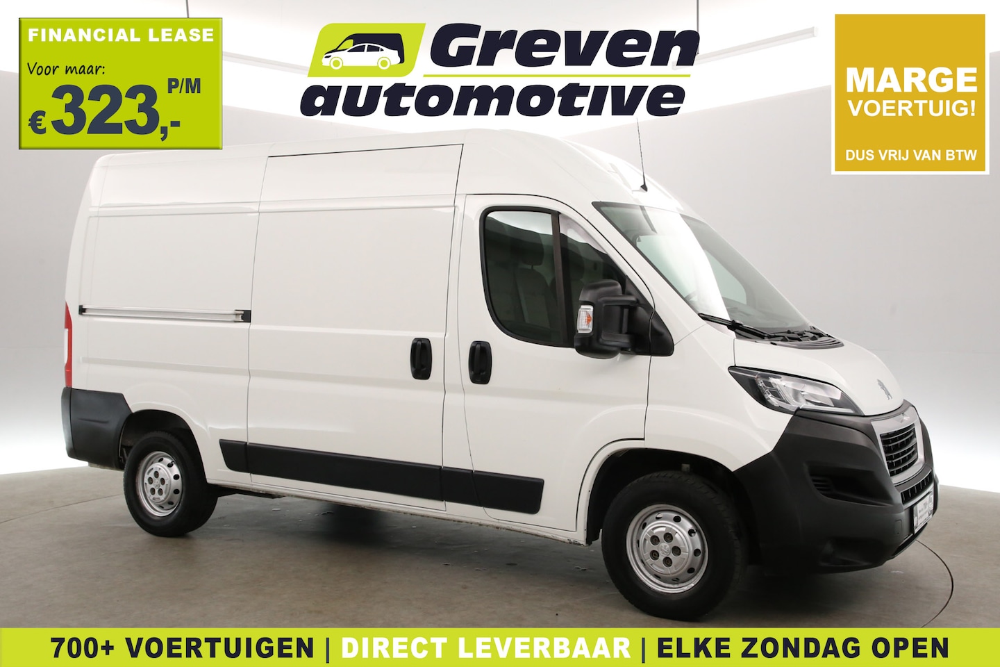 Peugeot Boxer - 2.2 BlueHDI 140PK L2H2 | Marge | Airco | Camera | Cruise | 3 Zits | Trekhaak | Parkeersens - AutoWereld.nl