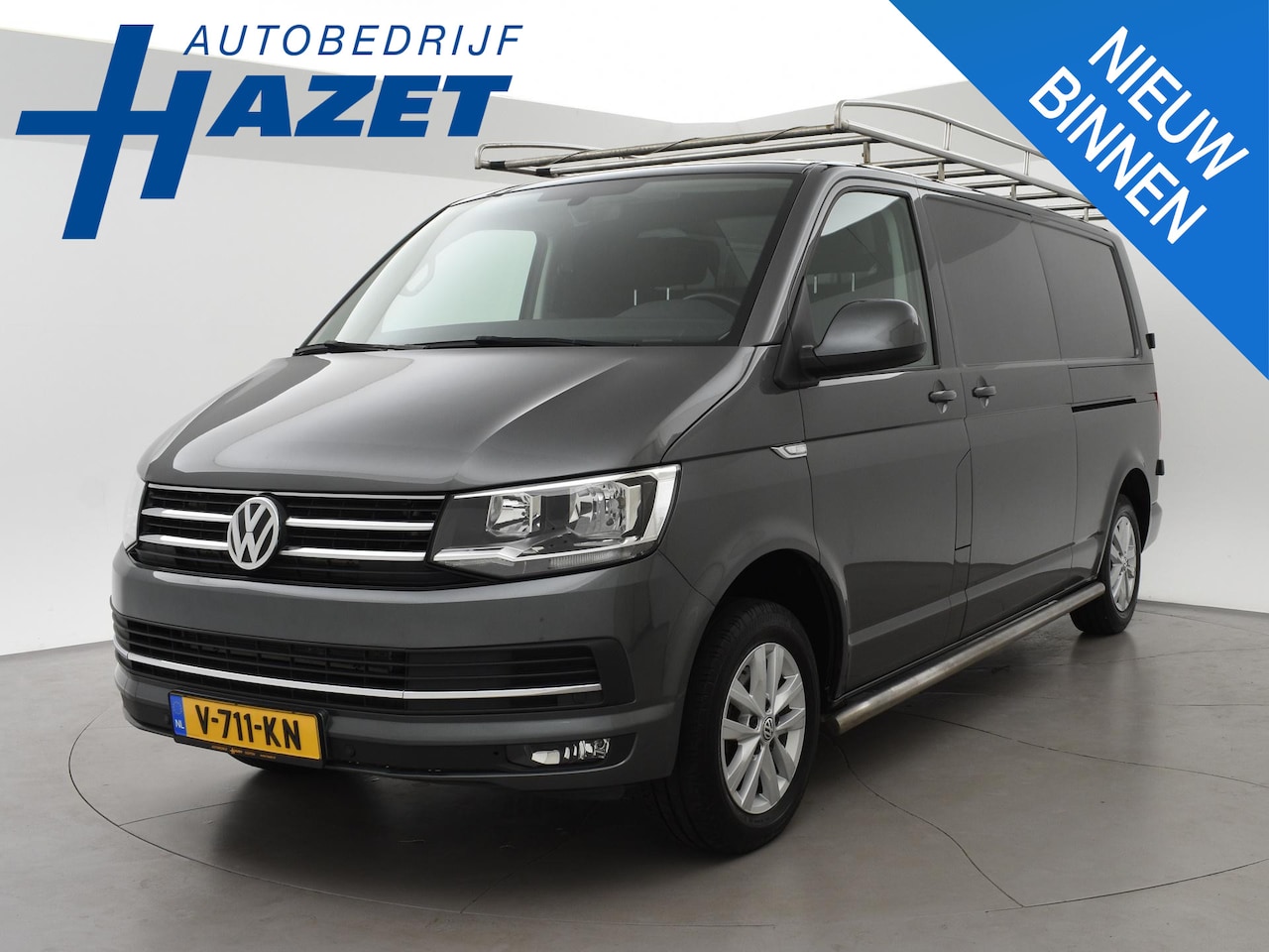 Volkswagen Transporter - 2.0 TDI 150 PK DSG L2H1 HIGHLINE + 2 SCHUIFDEUREN | APPLE CARPLAY | TREKHAAK | COMFORTSTOE - AutoWereld.nl