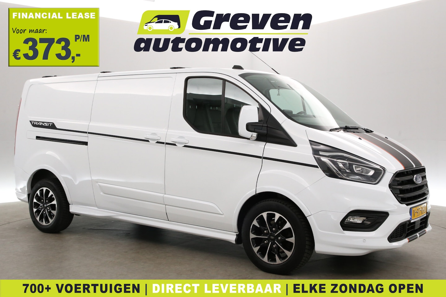 Ford Transit Custom - 2.0 TDCI L2H1 185PK Sport | Automaat | Airco | Cruise | Carplay | Camera | 3 Zits | Trekha - AutoWereld.nl