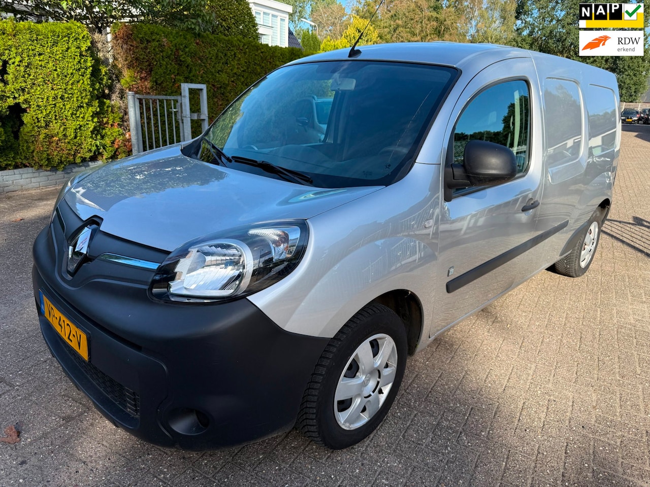 Renault Kangoo Express - Z.E. Maxi INCL. ACCU (SoH 100 %!) AC NAVI GEISOLEERDE(GECONDITIONEERDE) LAADRUIMTE - AutoWereld.nl