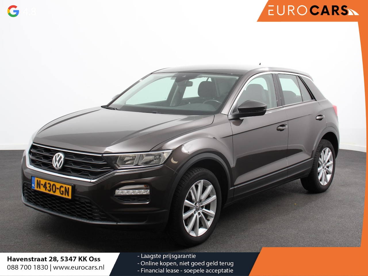 Volkswagen T-Roc - 1.5 TSI Style Climate control cruise control Navigatie Parkeersensoren Lichtmetalen velgen - AutoWereld.nl