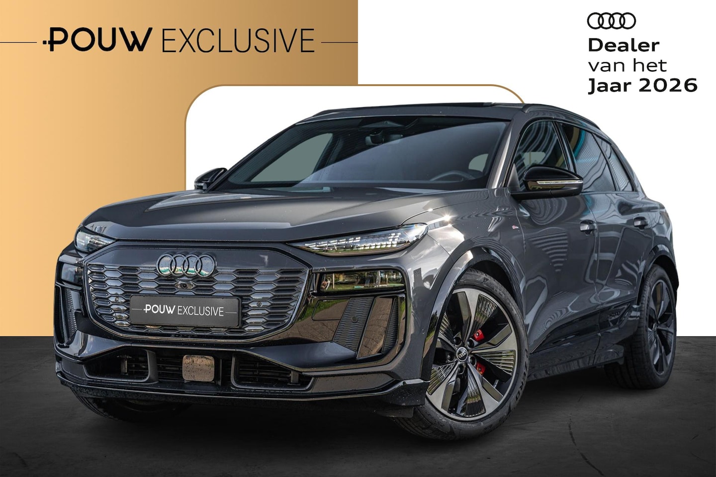 Audi Q6 e-tron - 252pk S Edition 83 kWh | Panoramadak | Trekhaak | Luchtvering | 360 Camera | Leder | 21" L - AutoWereld.nl