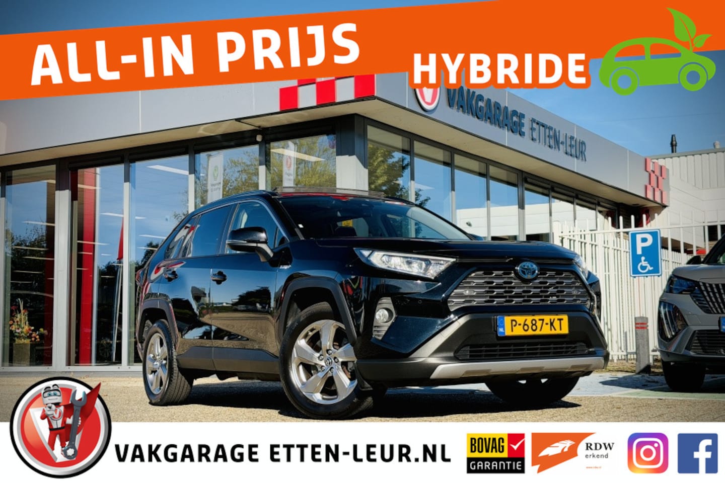 Toyota RAV4 - 2.5 Hybrid AWD Dynamic | TREKHAAK | PANORAMA | CAMERA - AutoWereld.nl