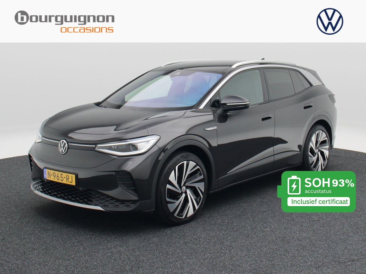 Volkswagen ID.4 - Max 77 kWh 204 Pk | Panoramadak | 360 Camera | Leer | Adaptive Cruise | Navigatie | 21 Inc - AutoWereld.nl