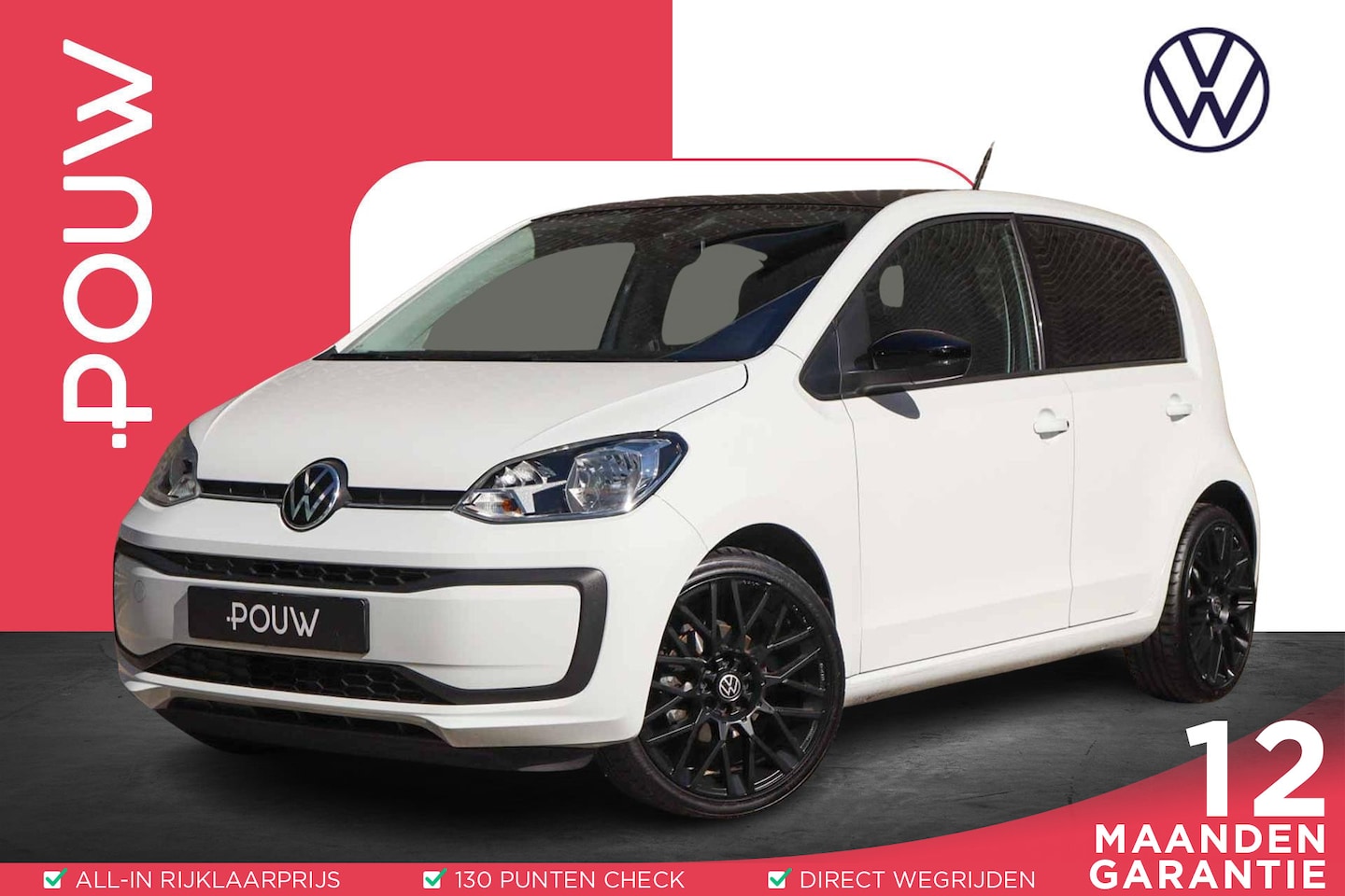 Volkswagen Up! - 1.0 60pk Move up! | Airconditioning | 17 Inch LMV | Zwart Optiek Pakket - AutoWereld.nl