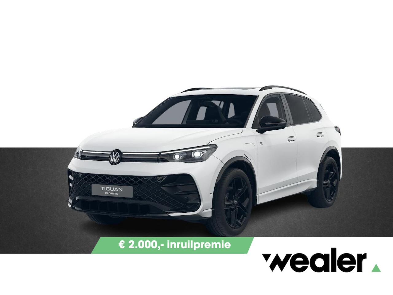 Volkswagen Tiguan - R-Line Edition 1.5 eHybrid 150 kW / 204 PK DSG | Trekhaak wegklapbaar | Panoramadak | Blac - AutoWereld.nl