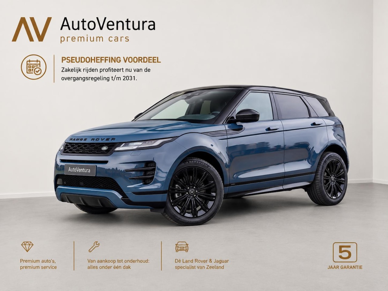 Land Rover Range Rover Evoque - 1.5 P270e PHEV Dynamic SE l Facelift l Schuif-/kantel Dak l Black Pack l Meridian l Adapt. - AutoWereld.nl