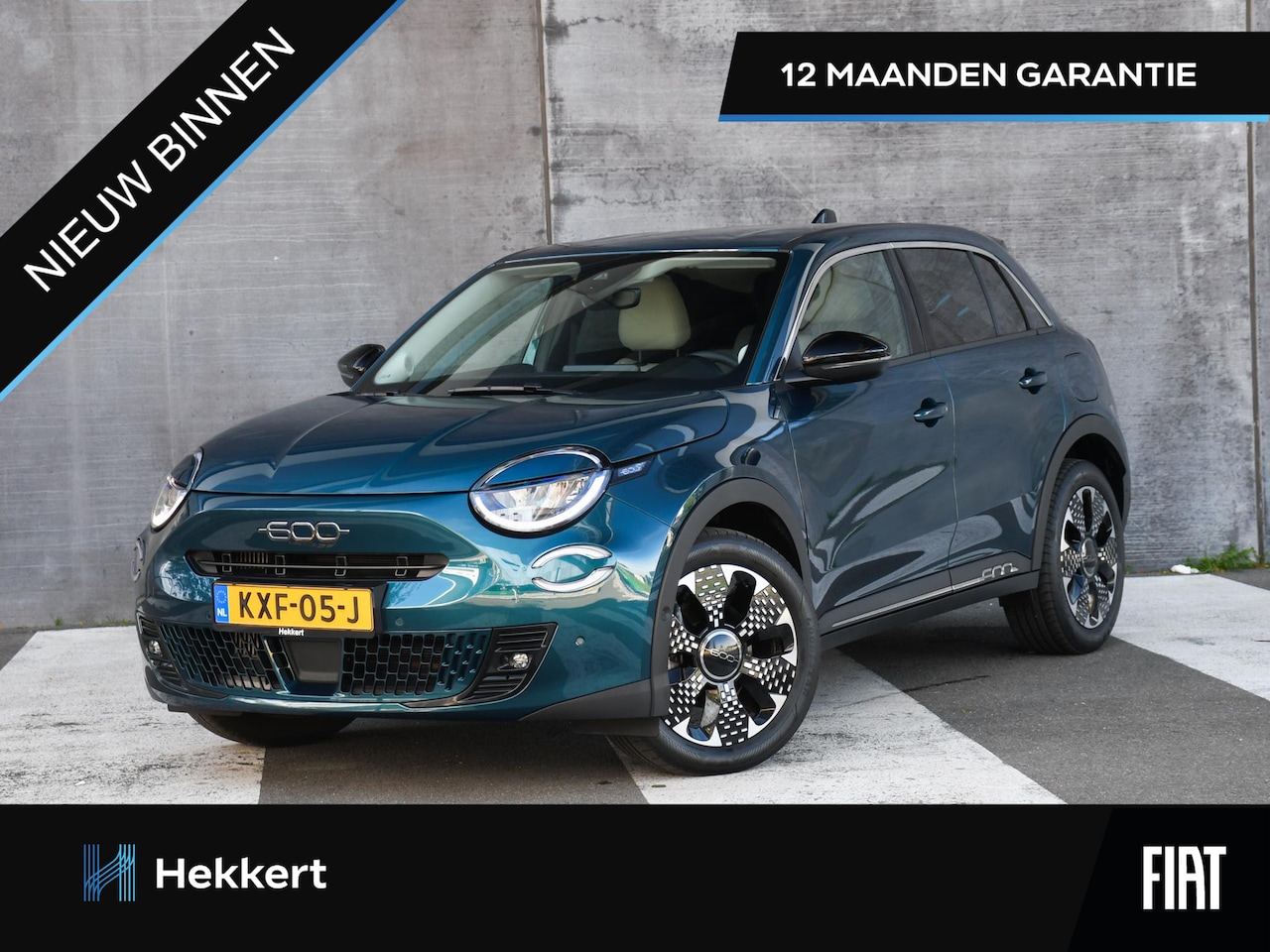Fiat 600 - La Prima 1.2 Hybrid 110pk Automaat MASSAGE | DODE HOEK | 18''LM | CAMERA | DAB | STOELVERW - AutoWereld.nl