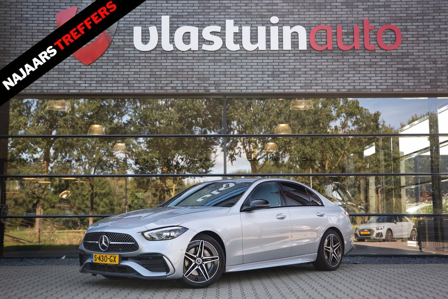 Mercedes-Benz C-klasse - 180 AMG Line 180 AMG Line , Sfeerverlichting, Burmester, Carbon, Cruise control, - AutoWereld.nl