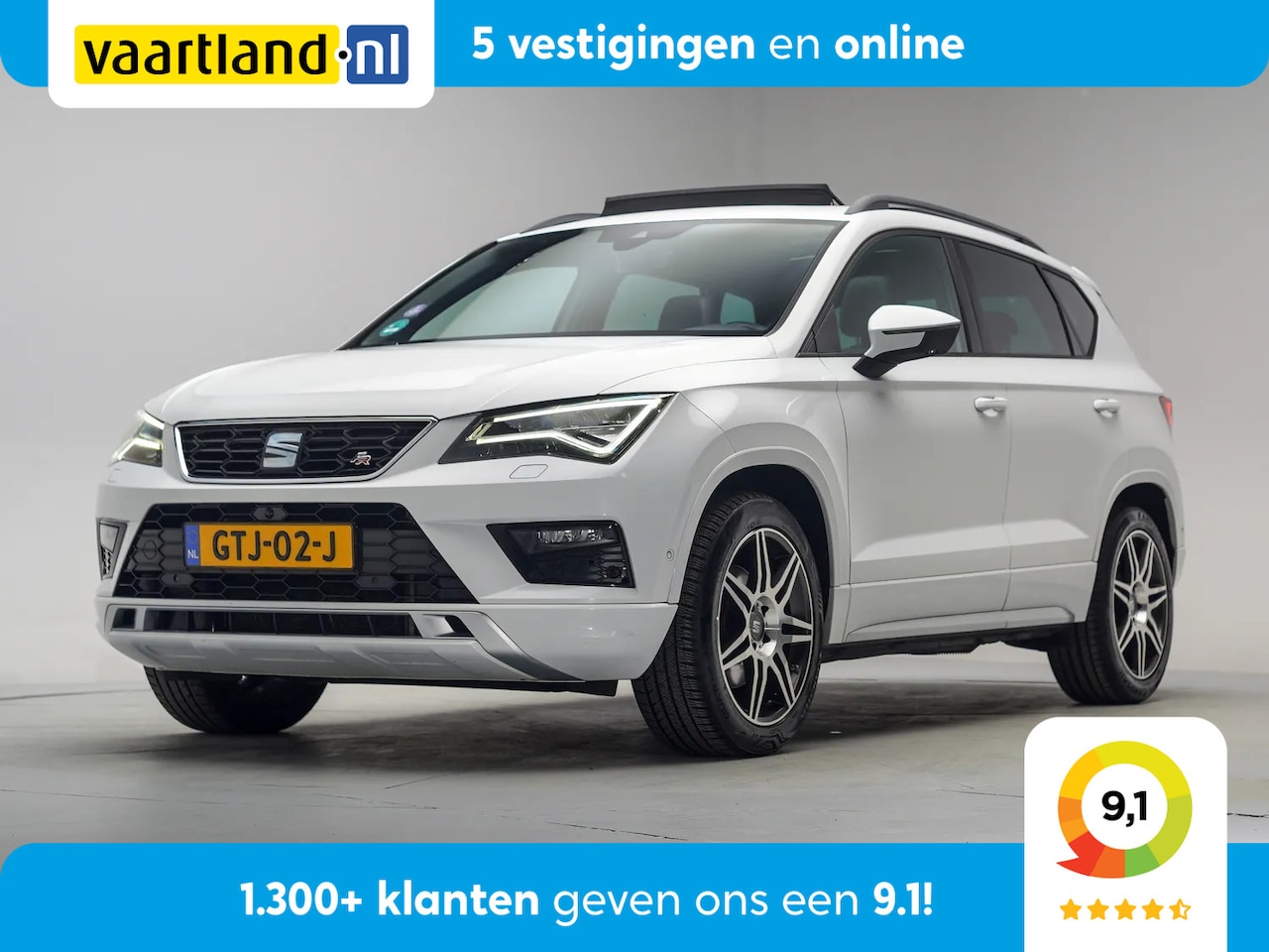 SEAT Ateca - 2.0 EcoTSI FR 4DRIVE [ Schuif/kanteldak Navi Apple/Android Camera Stoelverwarming ] - AutoWereld.nl