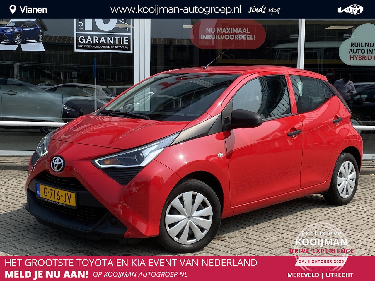 Toyota Aygo - 1.0 VVT-i x-fun Airco, Bluetooth, Centrale deurvergrendeling, - AutoWereld.nl