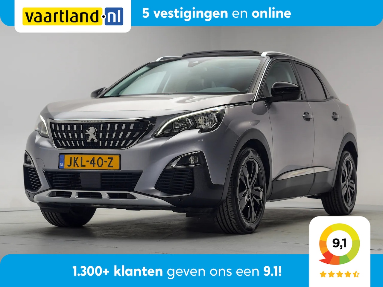 Peugeot 3008 - 1.2 Allure [ Schuif/kanteldak Navi Apple/Android Half leer Camera ] - AutoWereld.nl