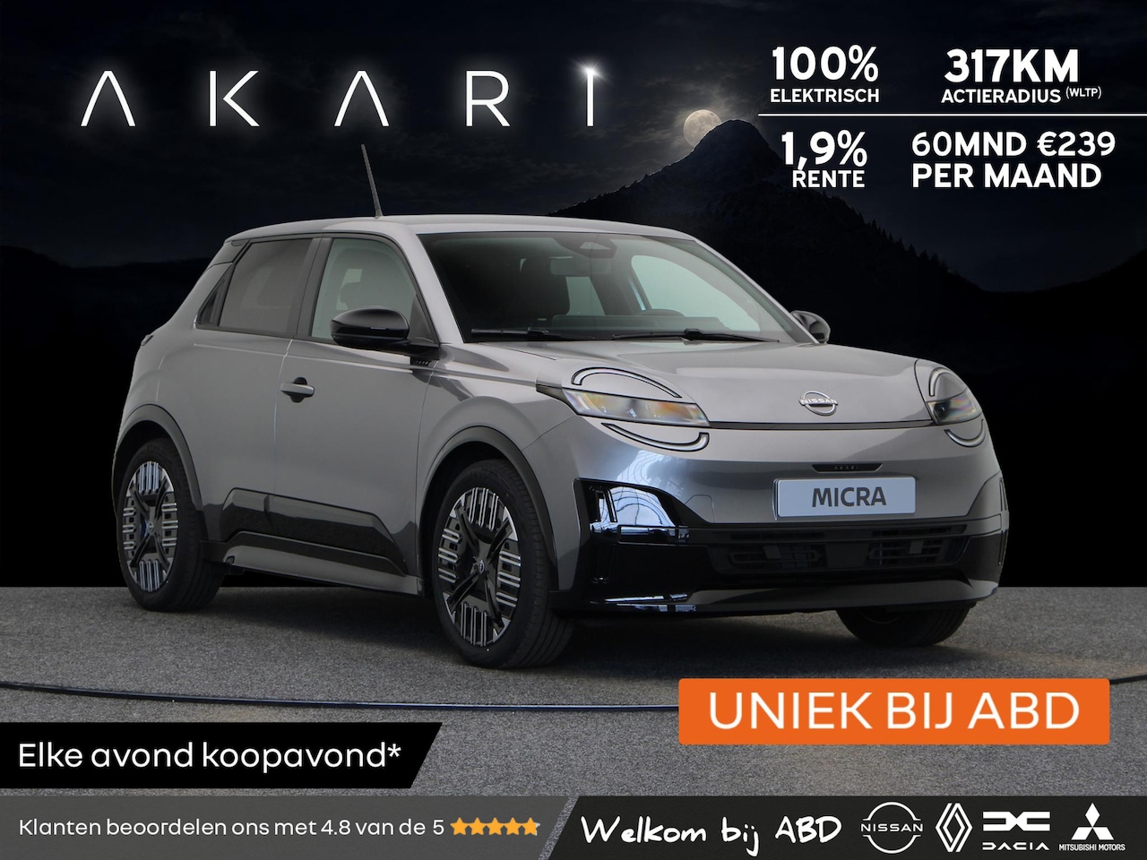 Nissan Micra - 40 kWh AKARI 120pk | Uniek bij ABD | - AutoWereld.nl