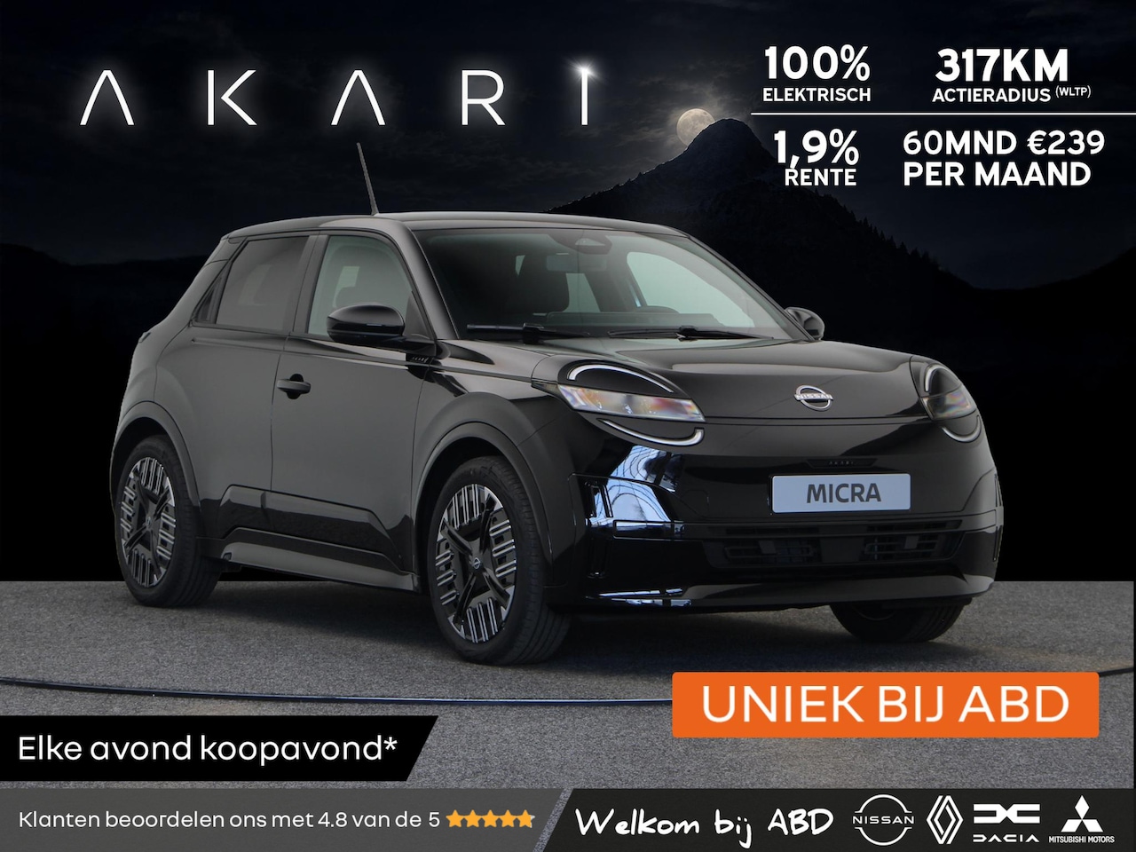 Nissan Micra - AKARI 40 kWh 120pk | Uniek bij ABD | - AutoWereld.nl